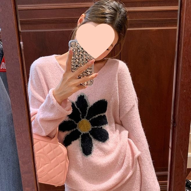 Anti-aging Sweater Suit Skirt Female