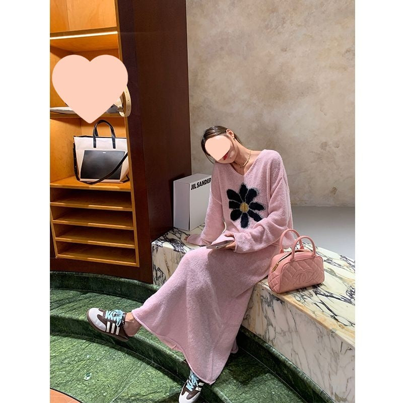 Anti-aging Sweater Suit Skirt Female