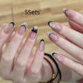 Sweet Girl Wearing Fake Nails