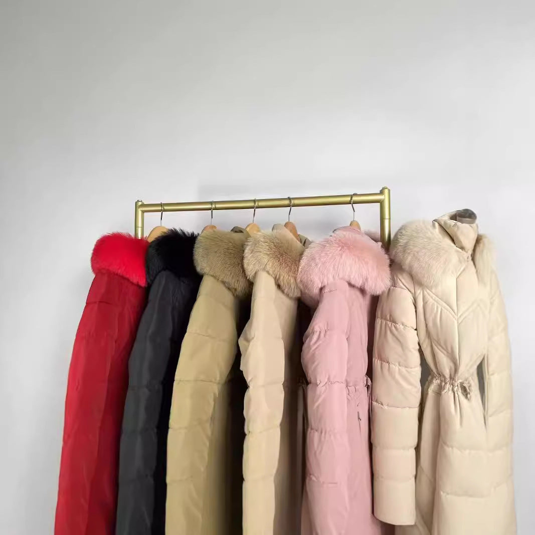 Winter Down Cotton Jacket Women's Mid-length