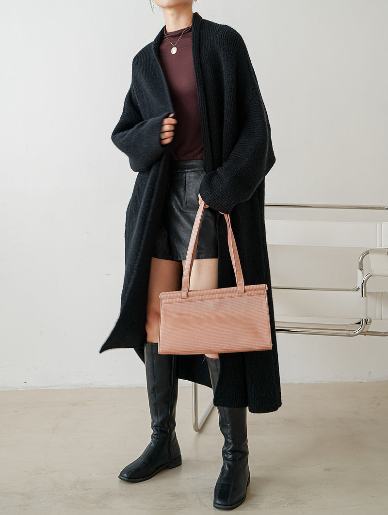 Women's Mid-length Loose Padded Coat Cardigan