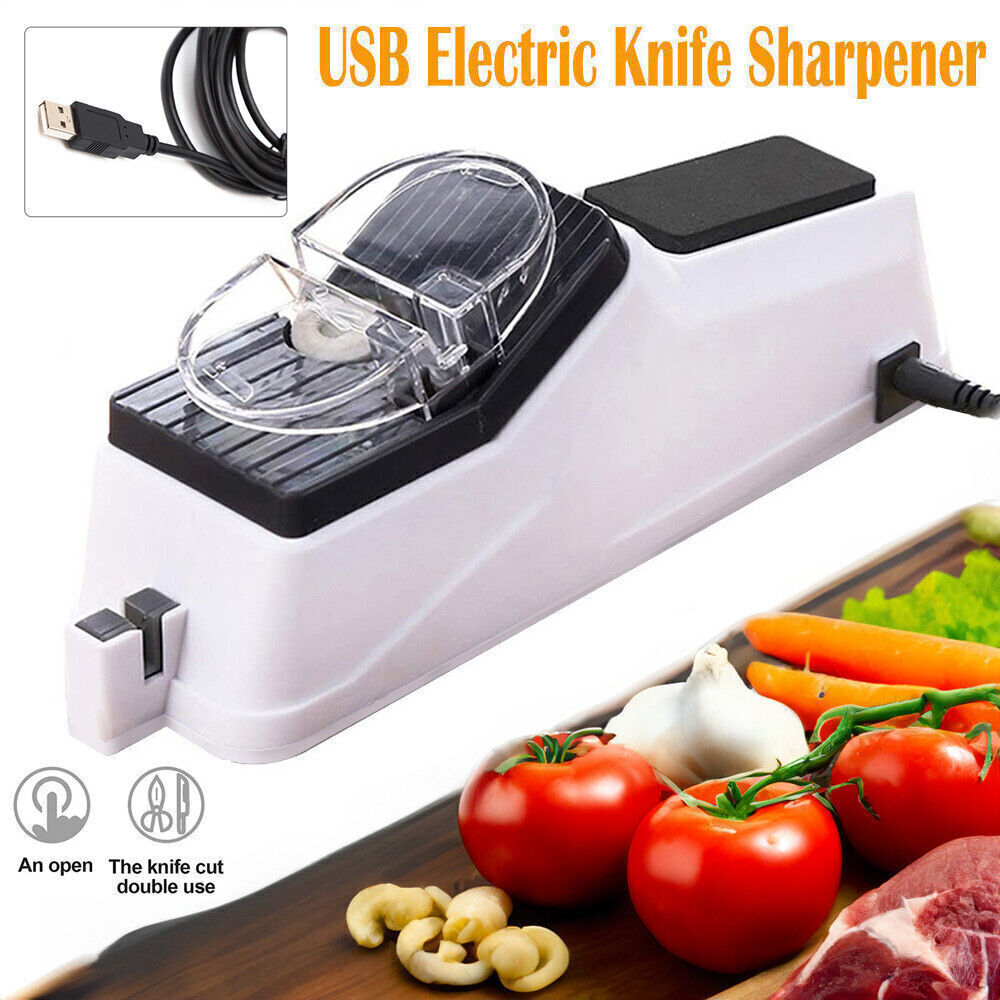 2 In1 Electric Knife Sharpener And Scissor Sharpeners Family Kitchen Home Tool