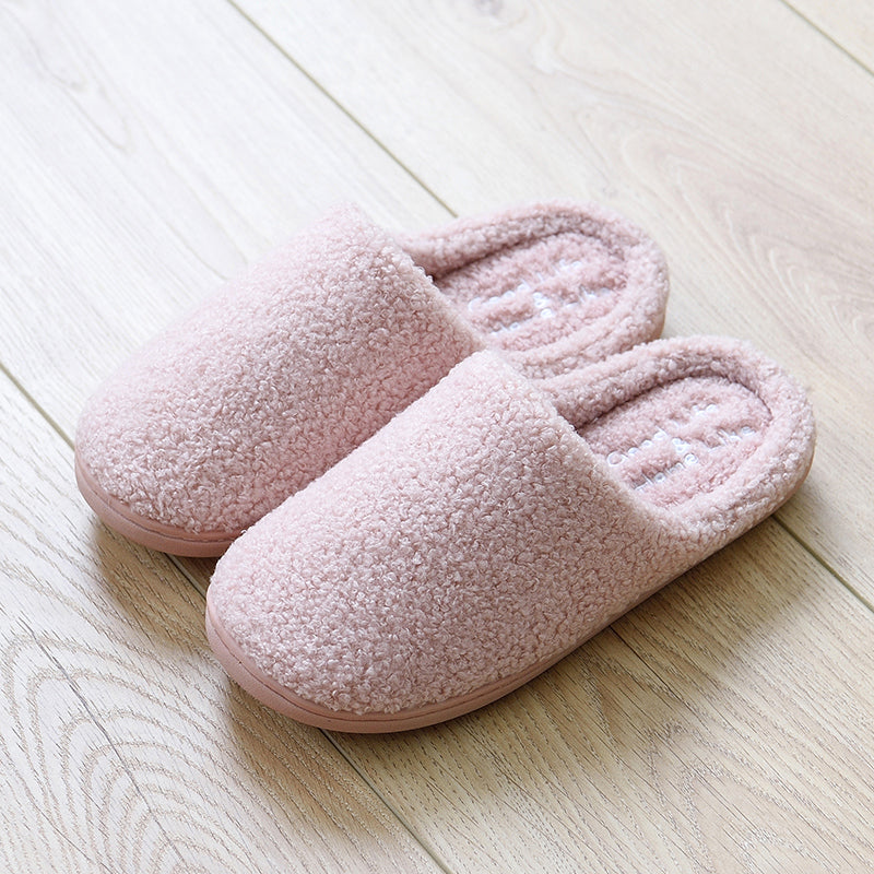Winter cotton slippers women indoor home