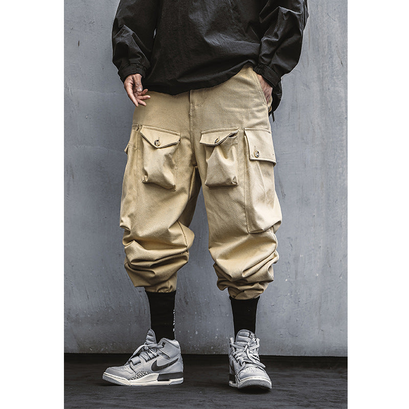 Men's Casual Functional Workwear Multi-pocket Trousers