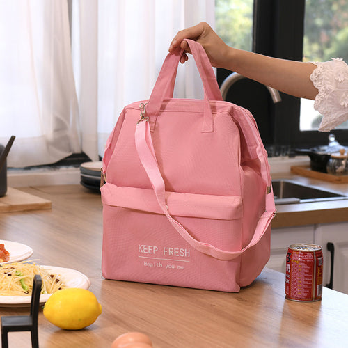 Aluminum Foil Thickening Warm Waterproof With Rice Sholder Bag