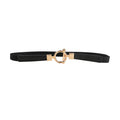Women's Thin Waistband Elastic Elastic Stretch Metal Buckle With Jacket Blouse Commuter Waist Trim