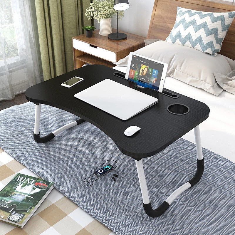 Notebook folding computer table