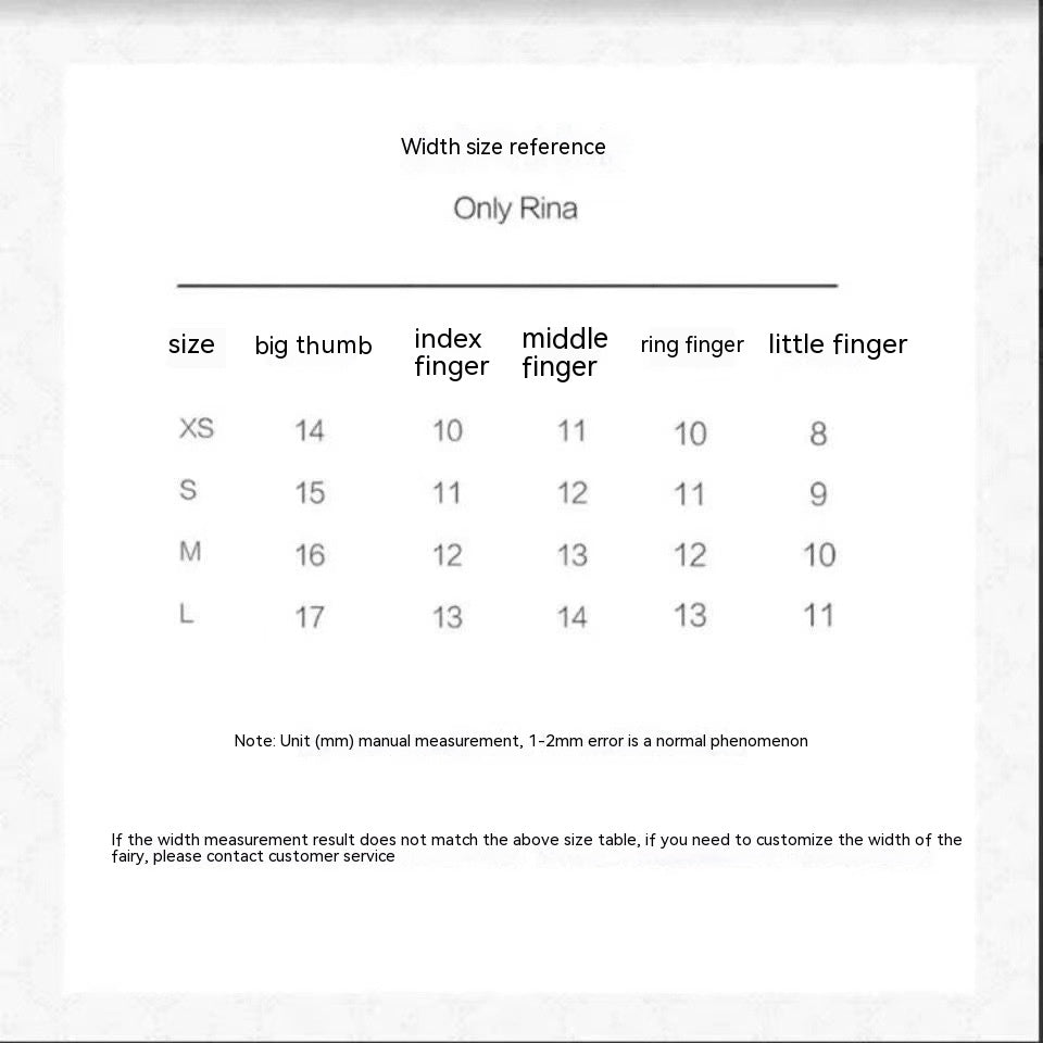 Hand-worn Nail Nude Metallic Mirror Line Manicure