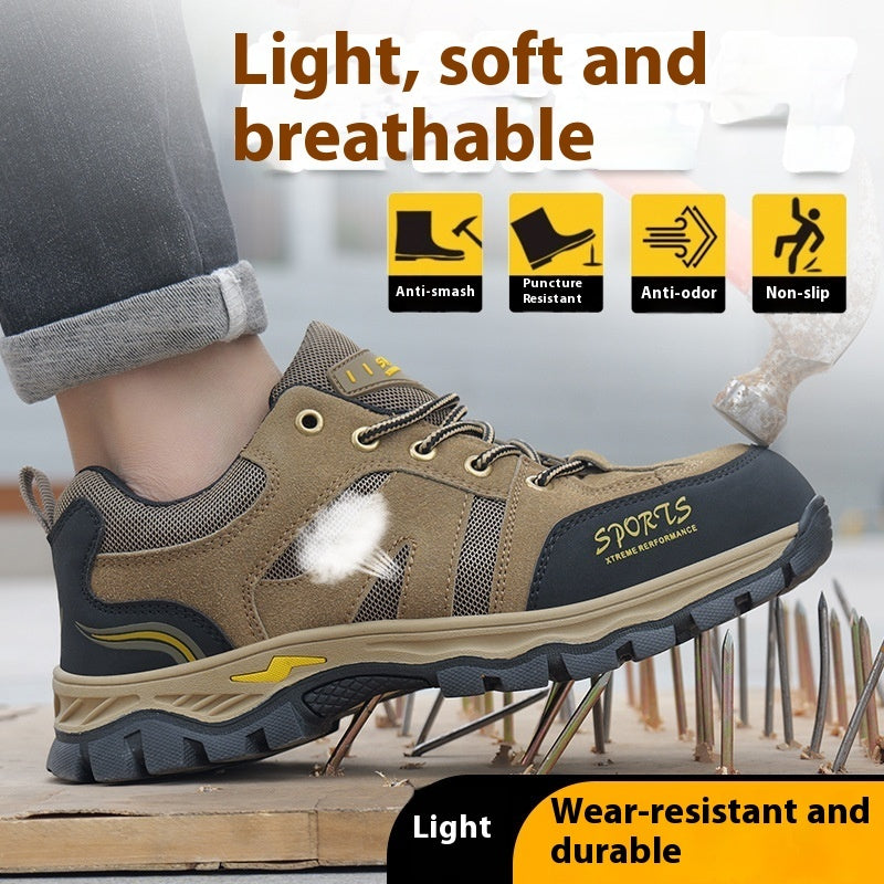 Labor Protection Shoes Steel Toe Cap Anti-smashing
