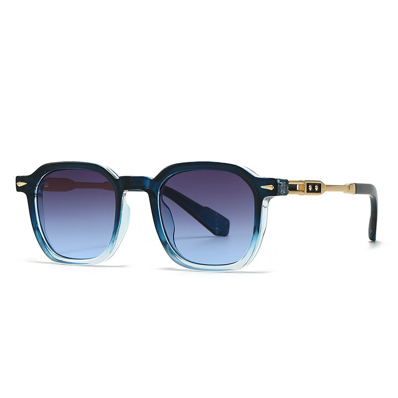Round-frame Metal Sunglasses