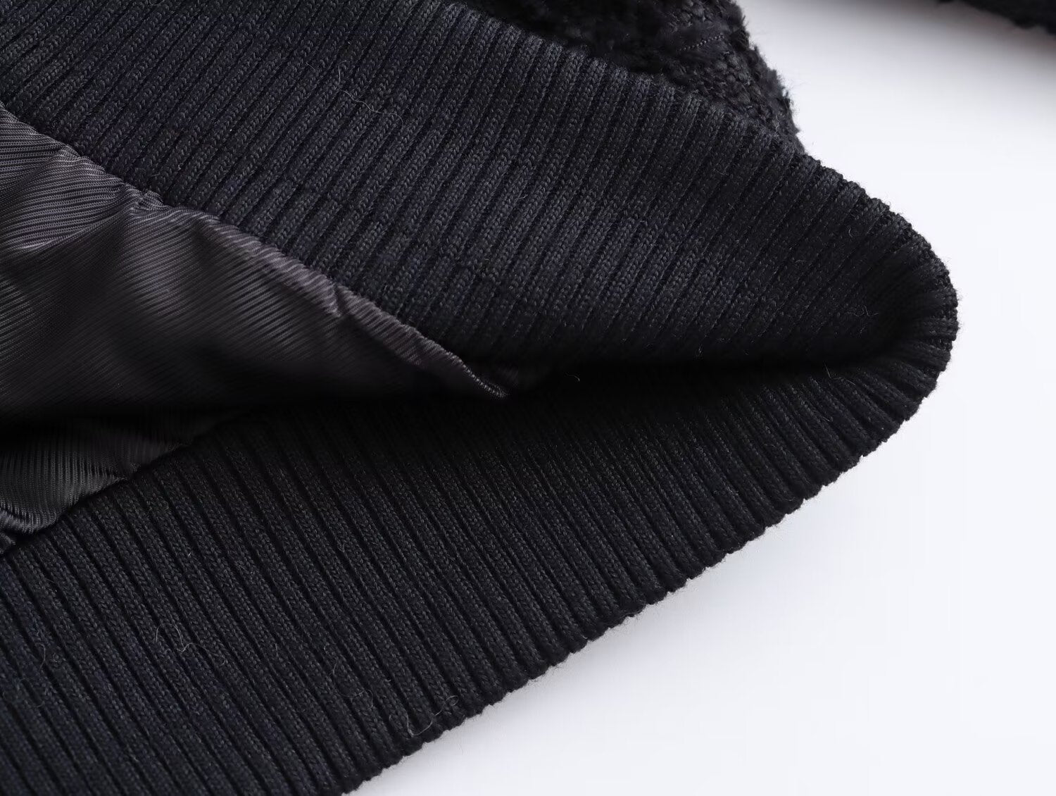 Classic Style Texture Short Bomber Jacket Coat