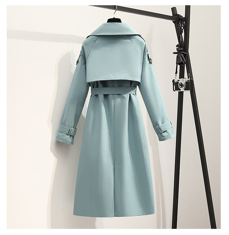 Women's New Small Mid-length Windbreaker Jacket