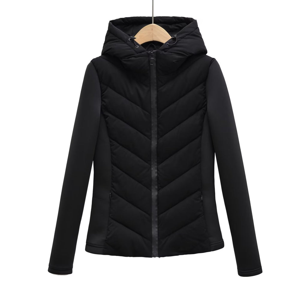 Autumn And Winter New Slim Fit Slimming Hooded Cotton Coat Jacket