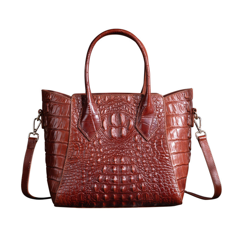 New women's handbag retro large capacity tote bag