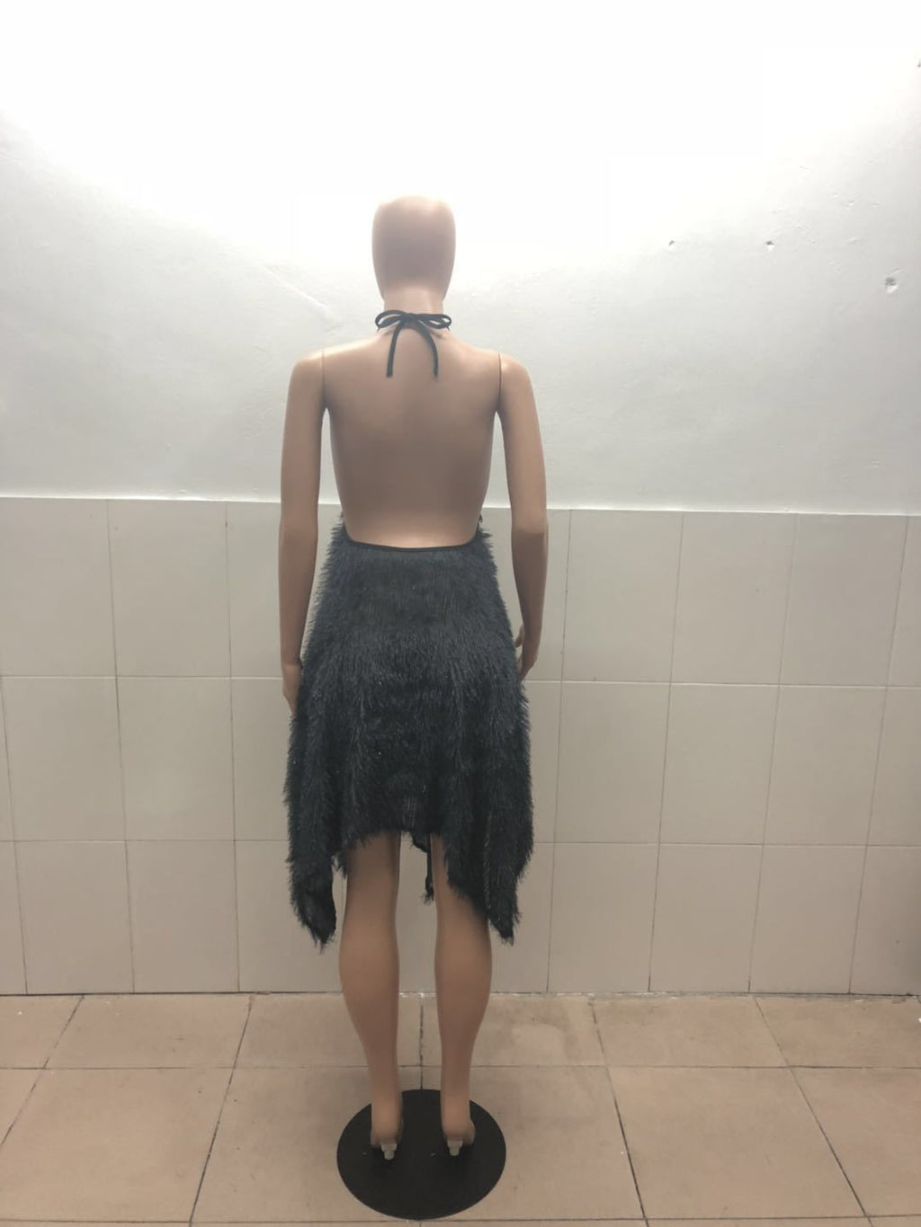 Women's Winter Halter Tassel Skirt