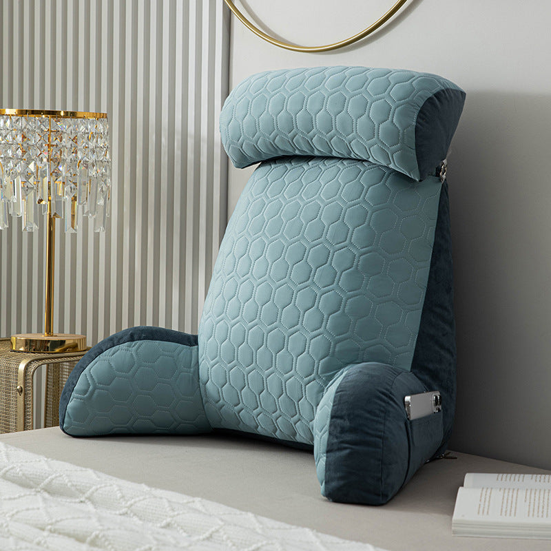 Cool Silk Armrest Cushion Lumbar Support Pillows