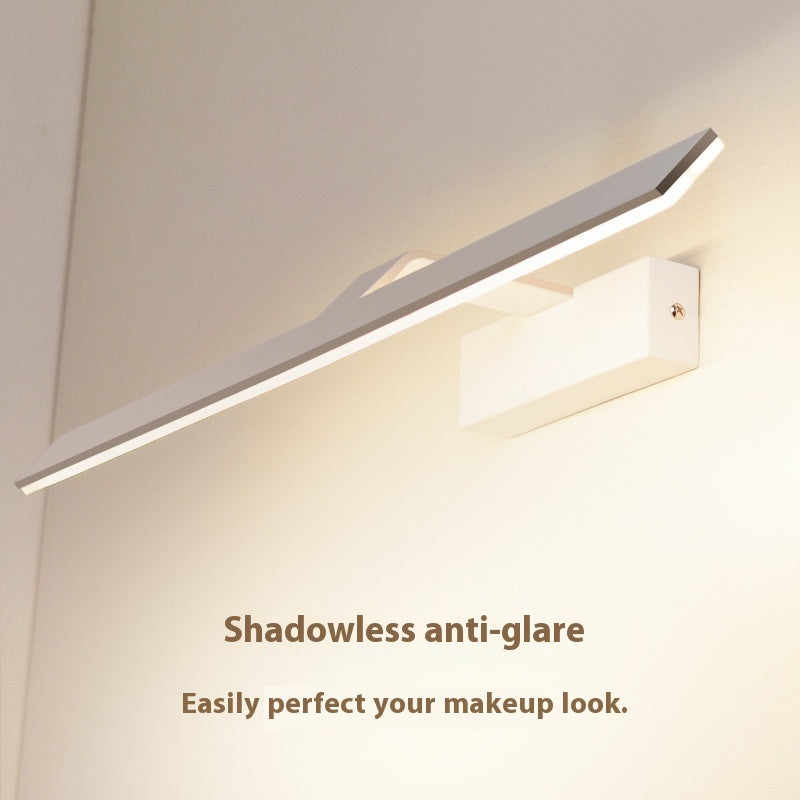 Led Mirror Headlight Simple Bathroom Toilet Lighted Makeup Mirror
