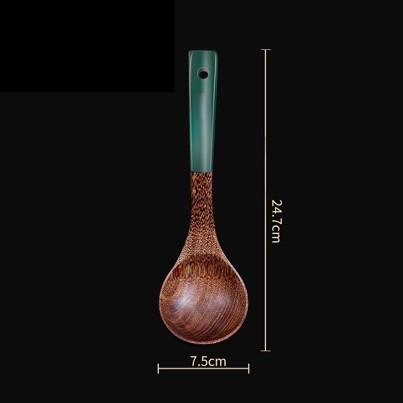 Non-stick Pan High Temperature Resistance Household Wood Spatula