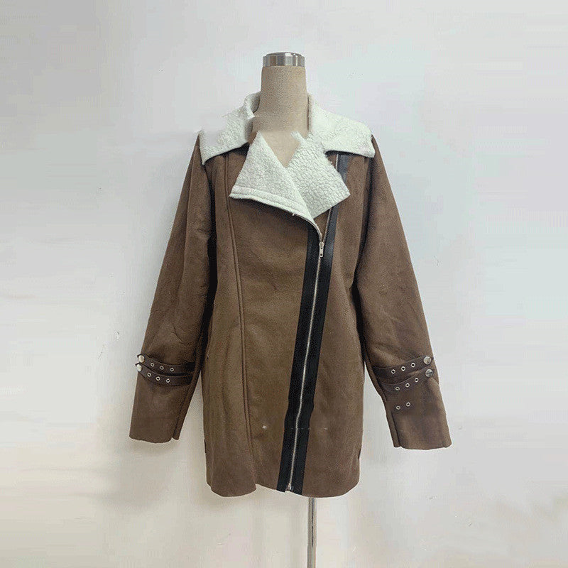 Explosive Mid Length Thick Long Sleeved Jacket