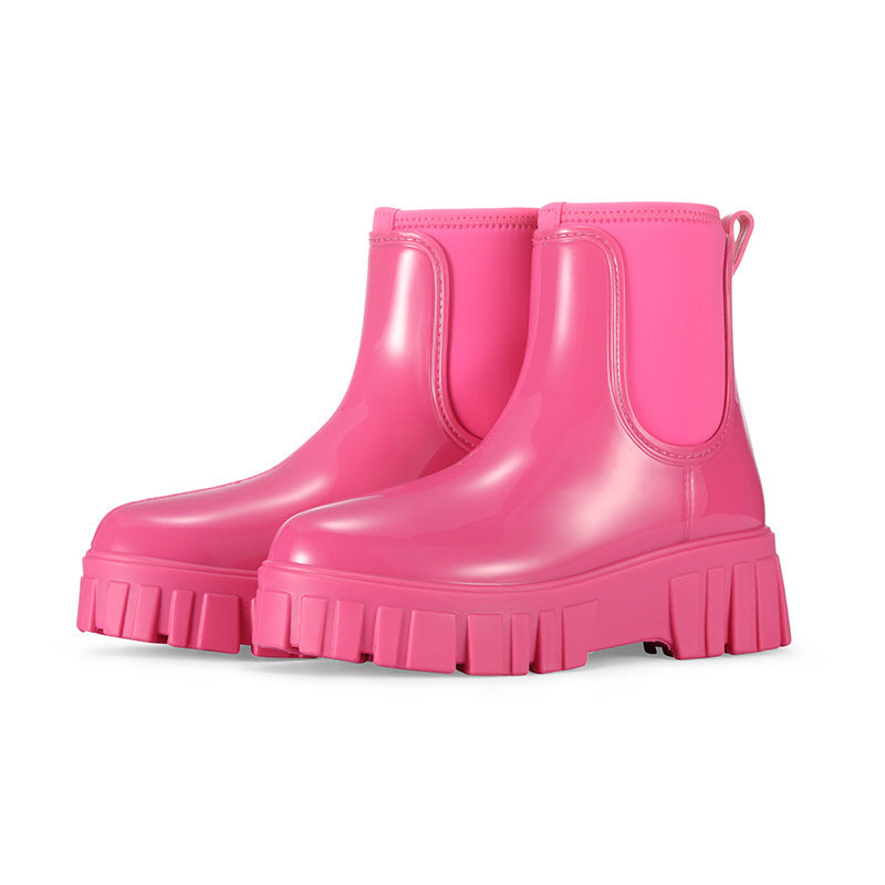 Height Increasing Waterproof Non-slip Low Tube Rain Boots