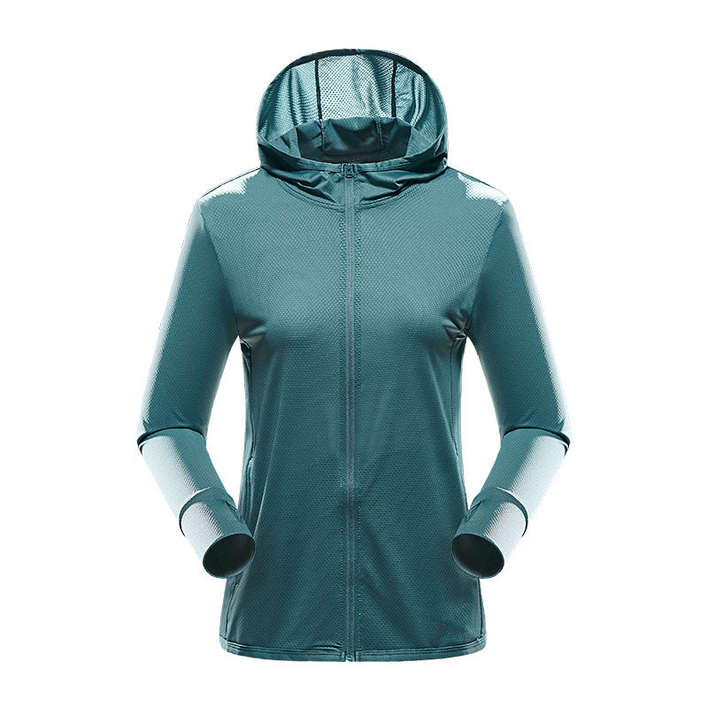 Fashion UV-proof Jacket Women's Breathable Sun Protection Skin Trench Coat Thin