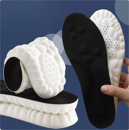 Soft Super Sports Shock Absorption Sweat-absorbent Sockliner With Massage Function