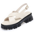 Women's Shoes With Empty Fish Mouth At The Back Of  Mother's Low Top