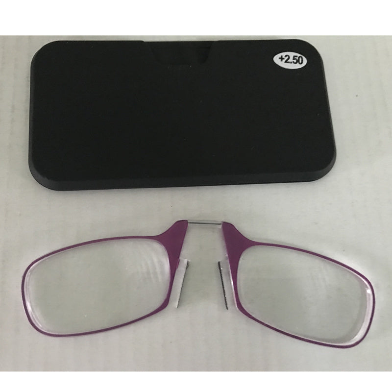 Clip-on reading glasses SOS wallet emergency glasses