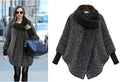 European and American style autumn and winter new women's wool collar wool coat