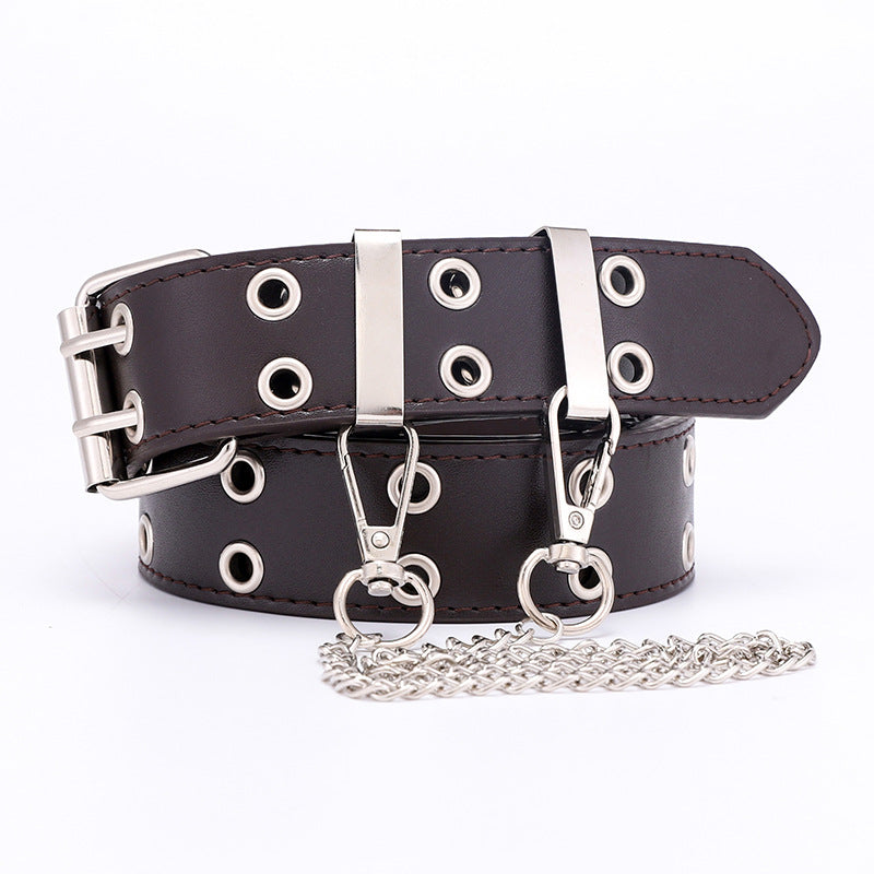 Double Breasted Waistband For Girls