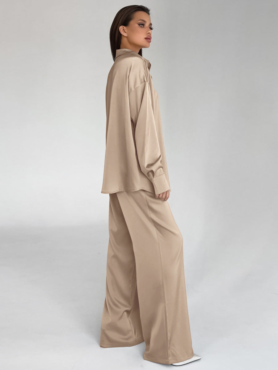 Women's Fashion Casual Loose Lapels Draping Suit