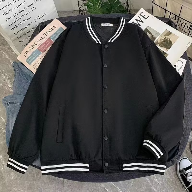 Men's Fashion Loose Color Matching Sports Jacket