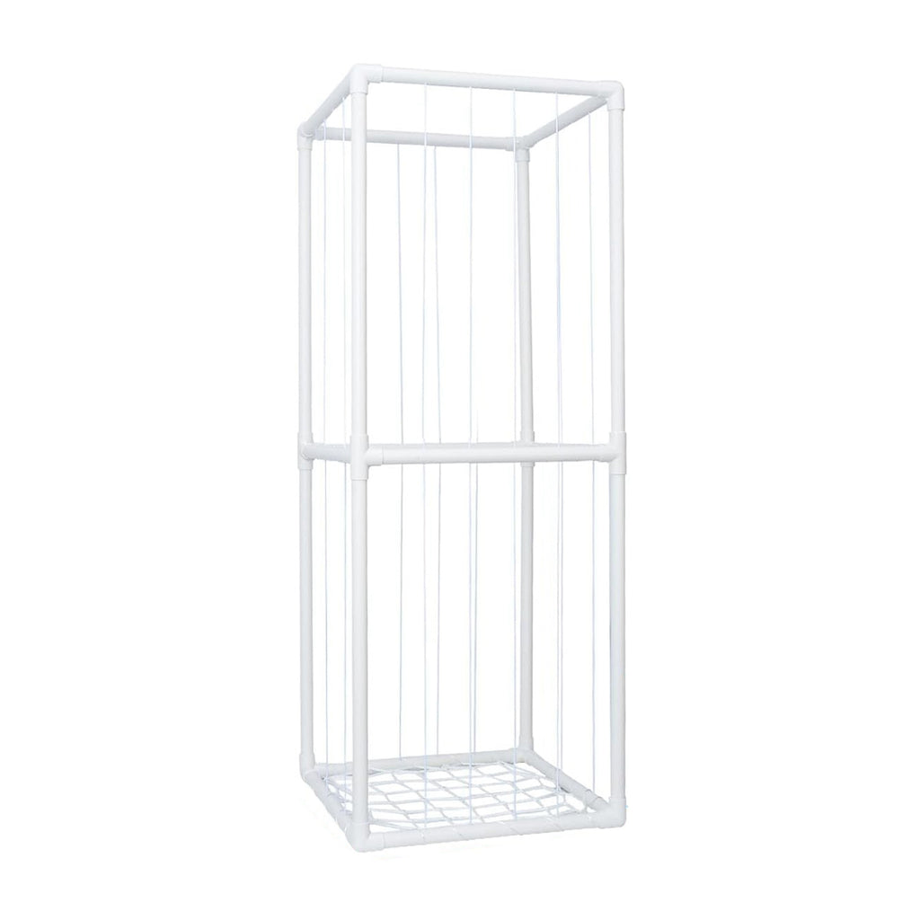 1Pc Stuffed Animal Storage PVC Plush Organizer Shelf Plush Stuffed Animal Holder Standing Kids Toy Storage Cage With Elastic Band For Nursery Play Room Bedroom