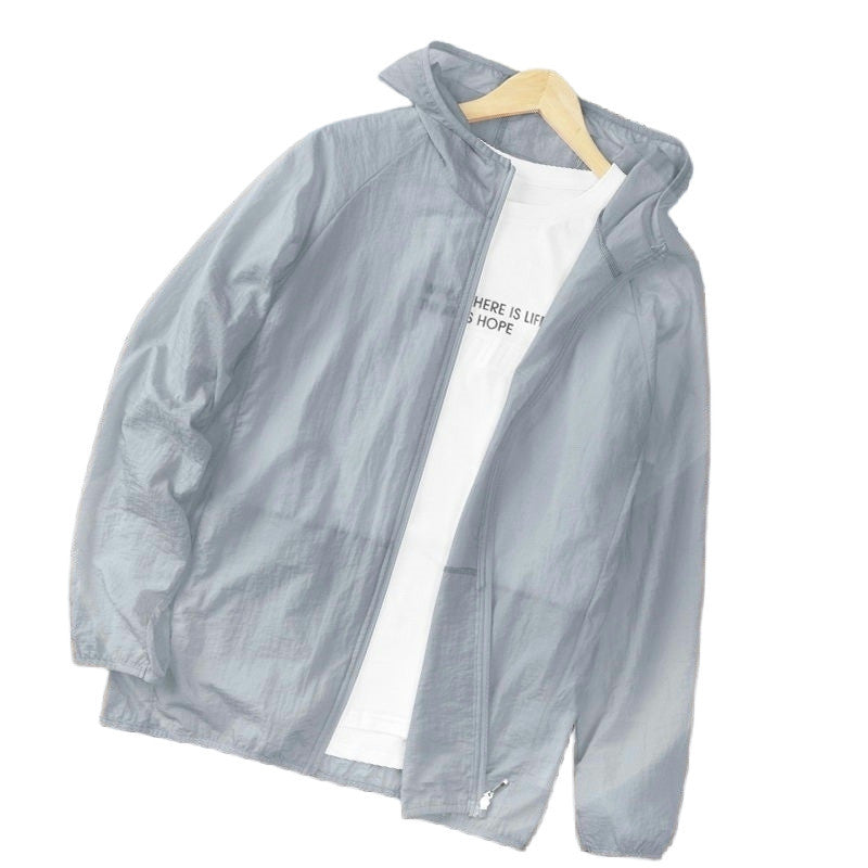 Summer Light Breathable Ice Silk Sun Protection Jacket