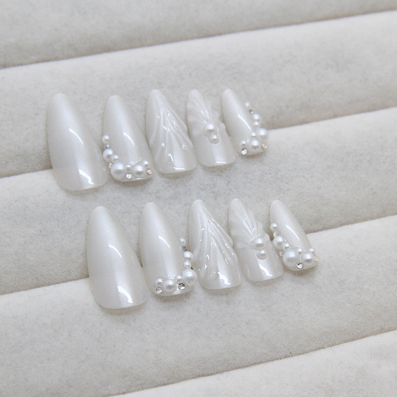 Pearl Fairy Wear Nail Diamond Type 24 Pieces