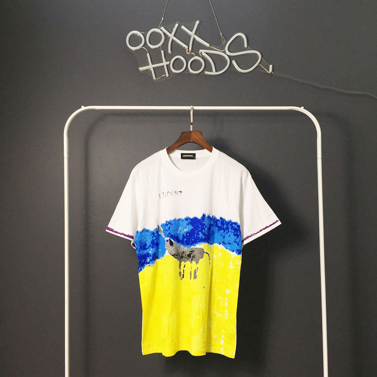 All-match Fashion Half-sleeved Tee Short-sleeved T-shirt For Men And Women