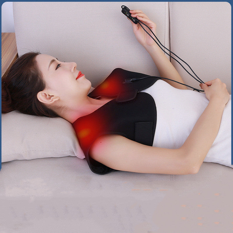 Warm electric heating vest