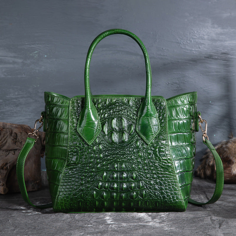 New women's handbag retro large capacity tote bag