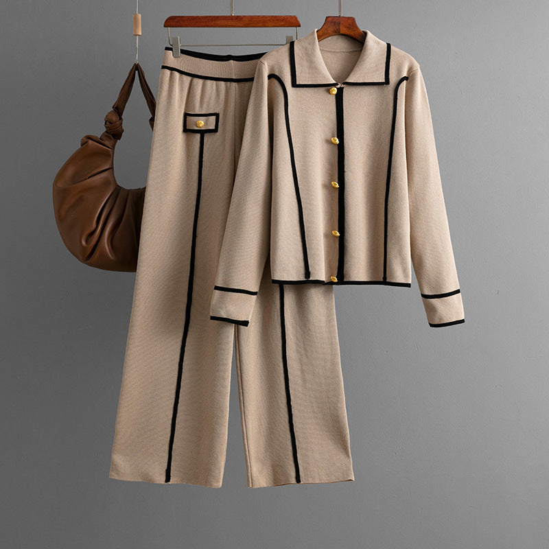 Knitted Fashion Suit Women's Casual