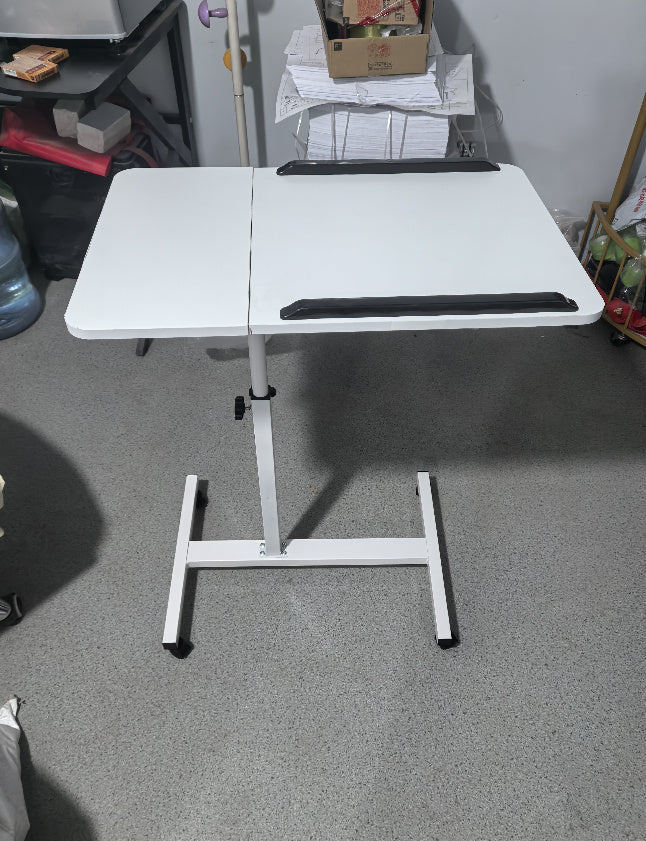 Rotatable Bedside Table Adjustable For Home Use