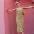 Women's Halter Knit Y2K Style Slim Dress
