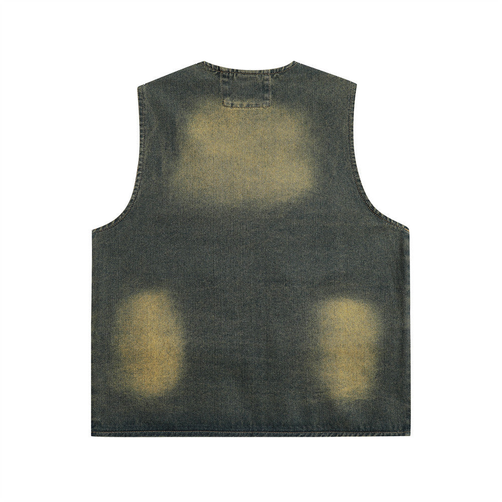 Fashion Mechanical Style Frock Vest Men