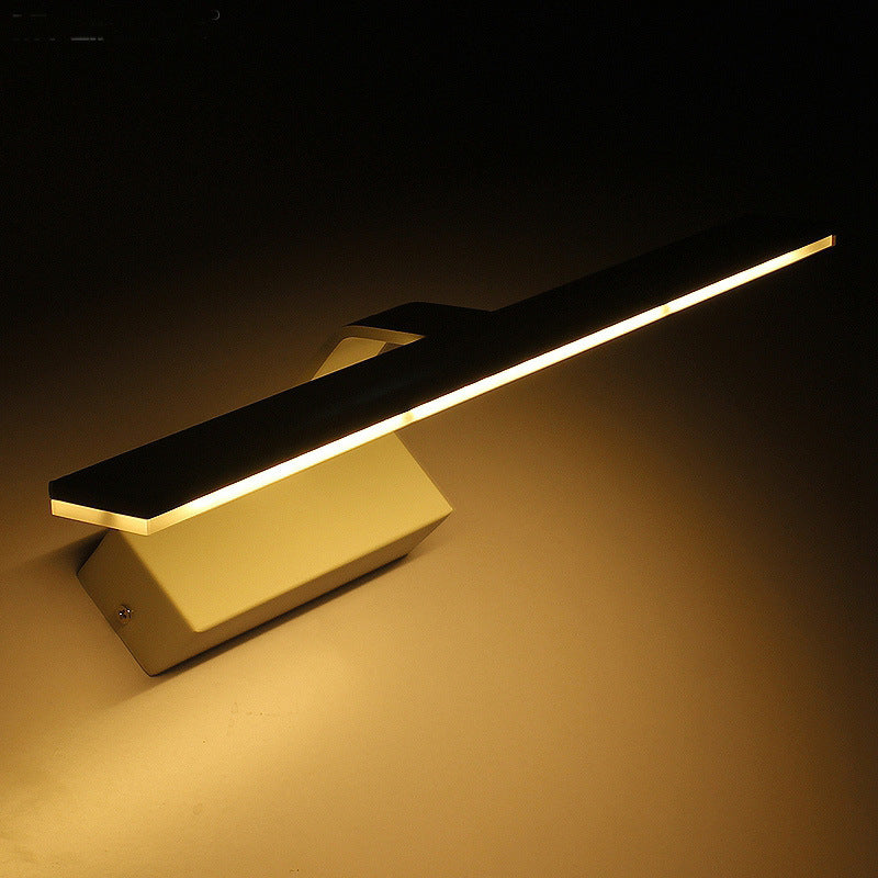 Led Mirror Headlight Simple Bathroom Toilet Lighted Makeup Mirror
