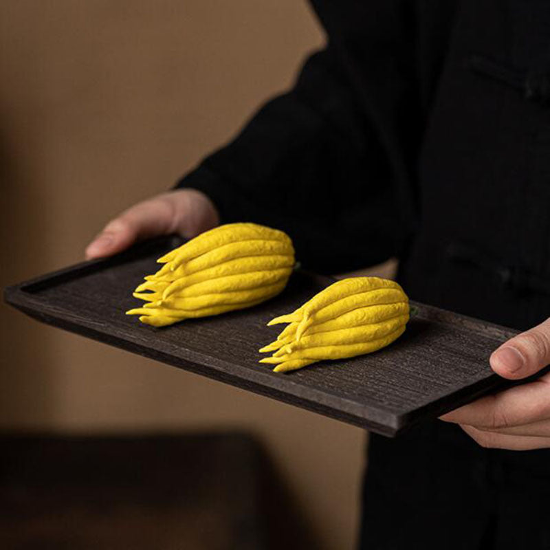 Crouching Sandalwood Tea Table Decorations