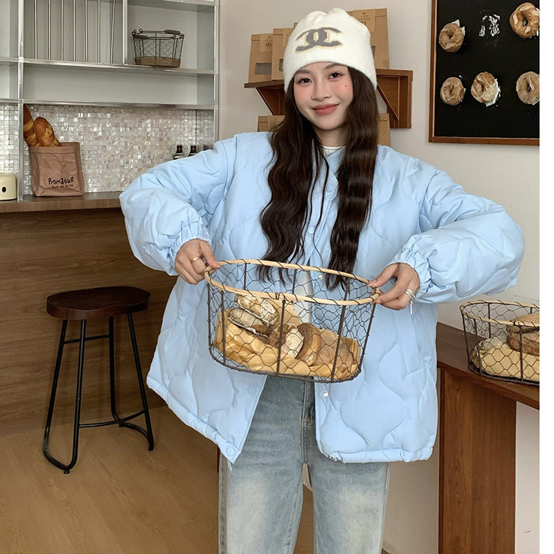 Loose Slimming Small Thin Cotton-padded Coat Trendy