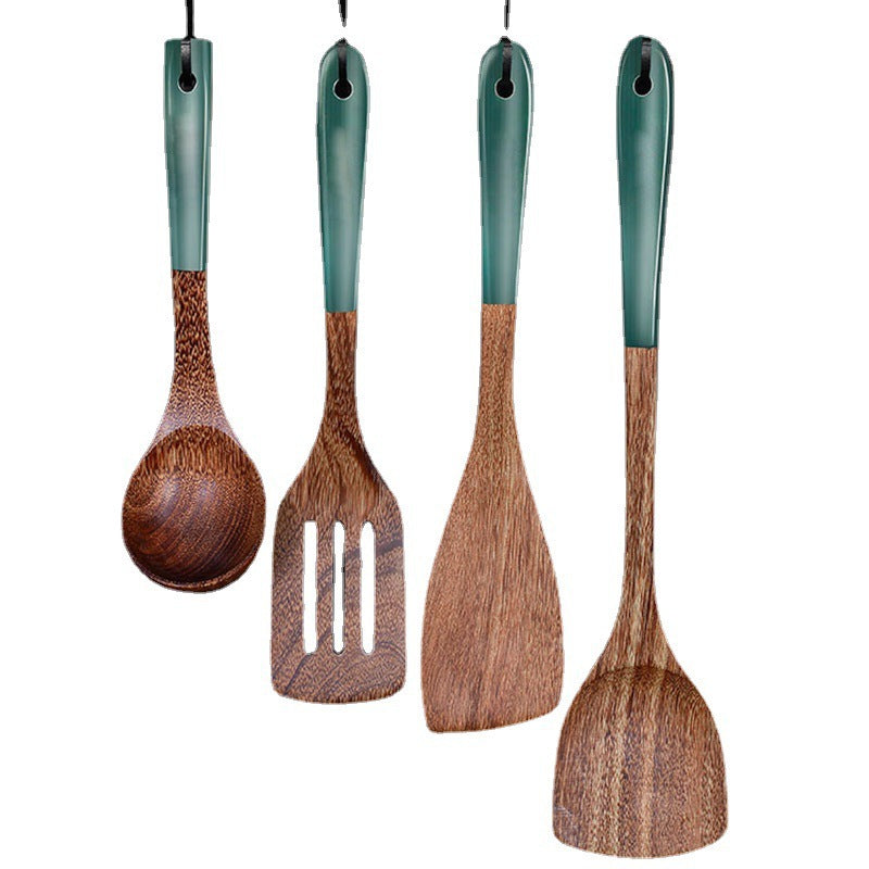 Non-stick Pan High Temperature Resistance Household Wood Spatula