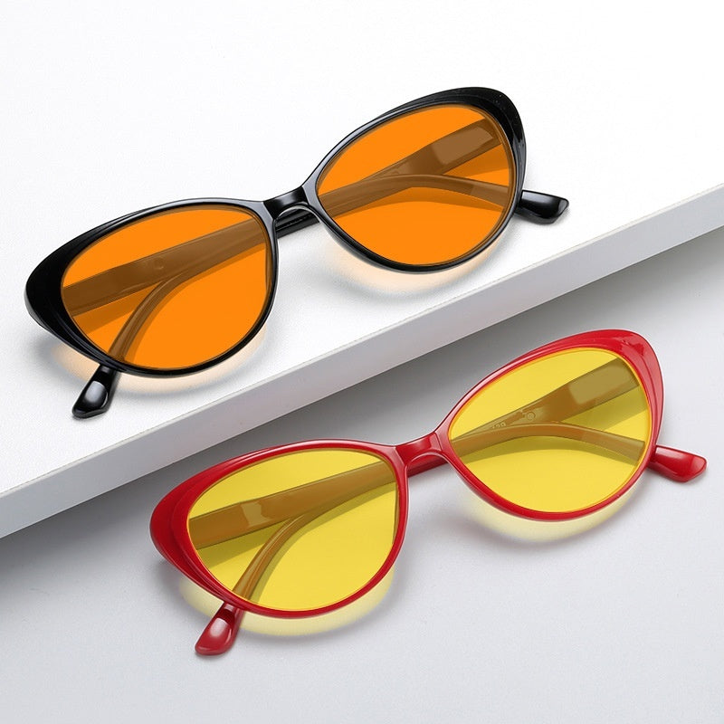 Retro Cat-eye Night Vision Blue Light Blocking Sunglasses For Men And Women