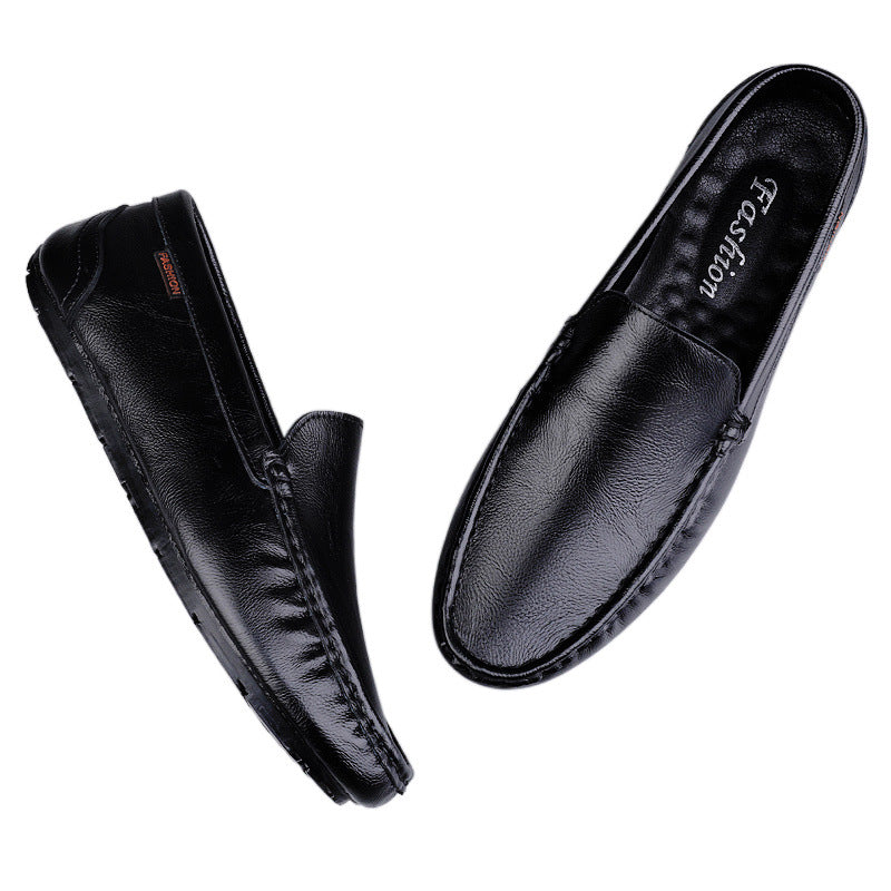Men's Leather Shoes Casual Soft Leather