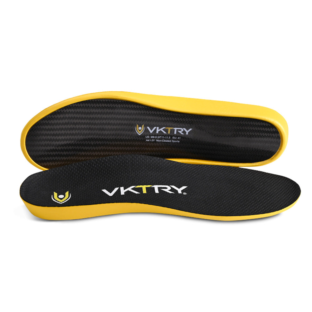Real Carbon Fiber Insoles High Elastic Basketball Sports Arch Support Foot Running Shoes