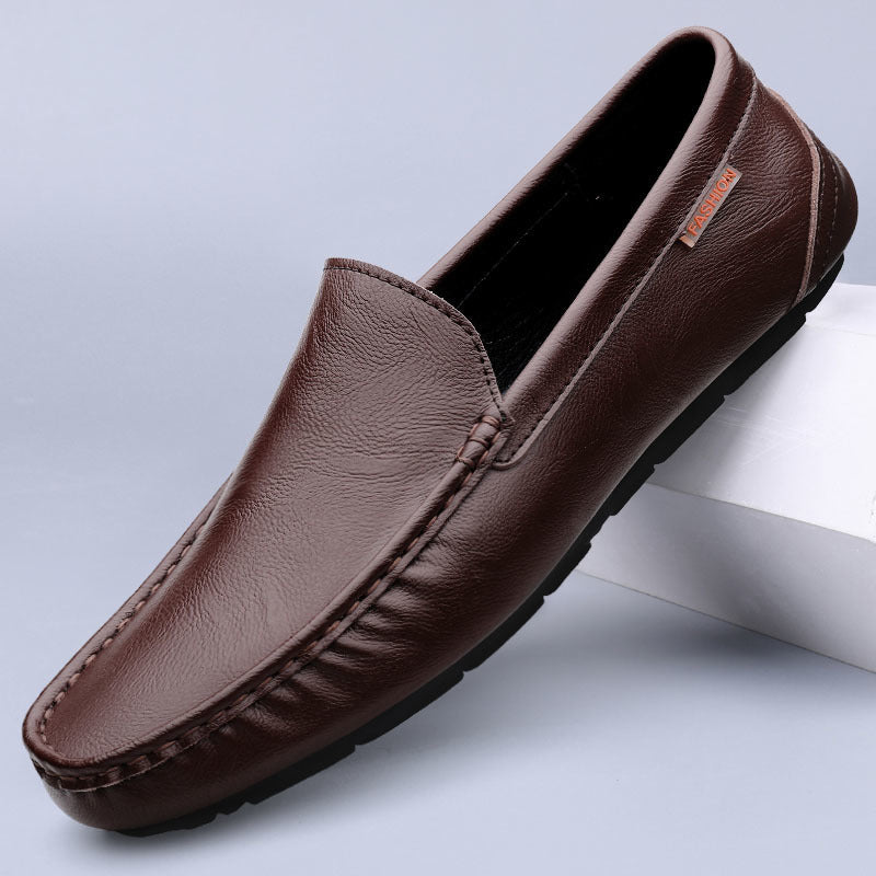 Men's Leather Shoes Casual Soft Leather